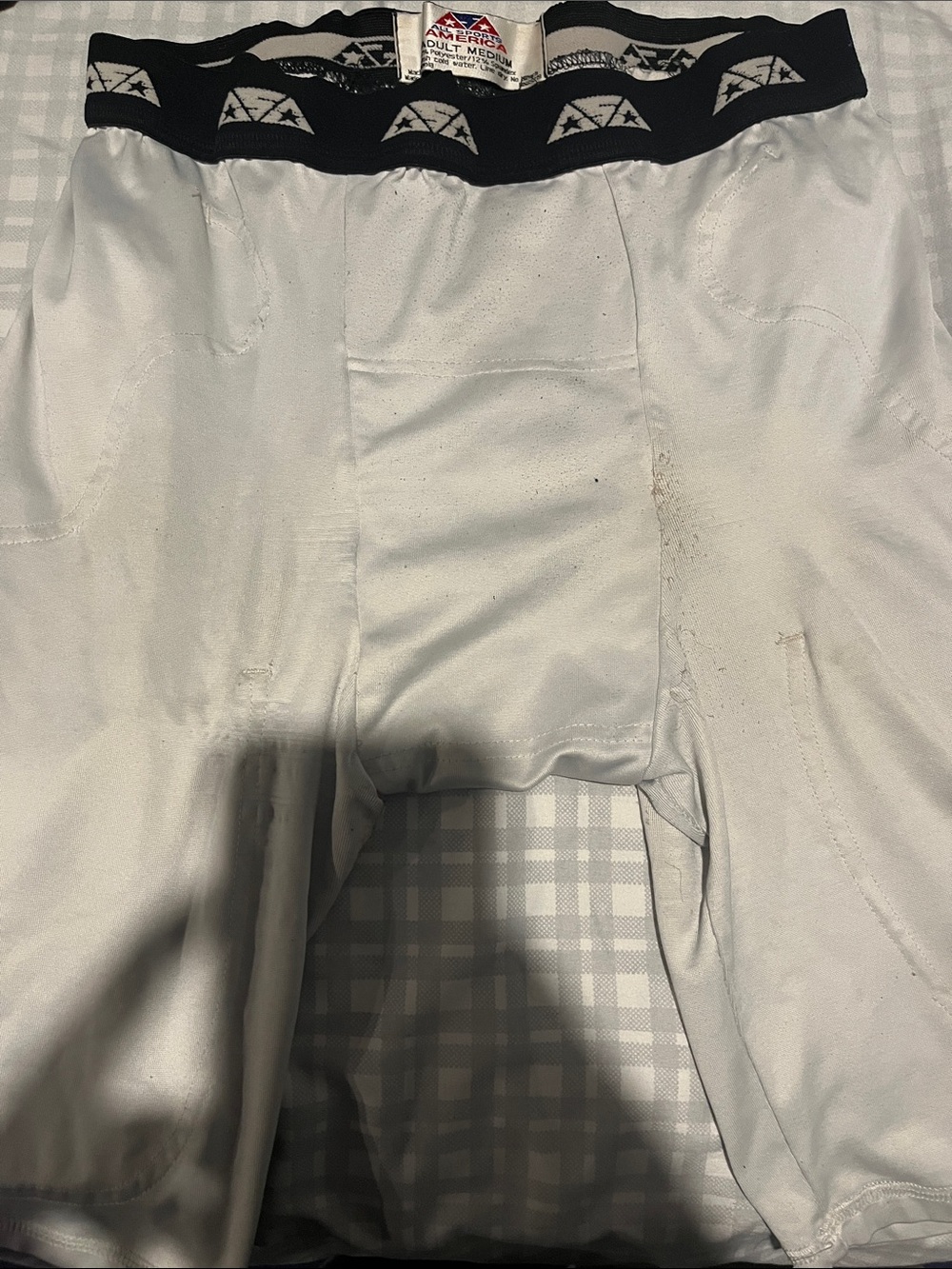 Athletic Performance Compression Shorts - White